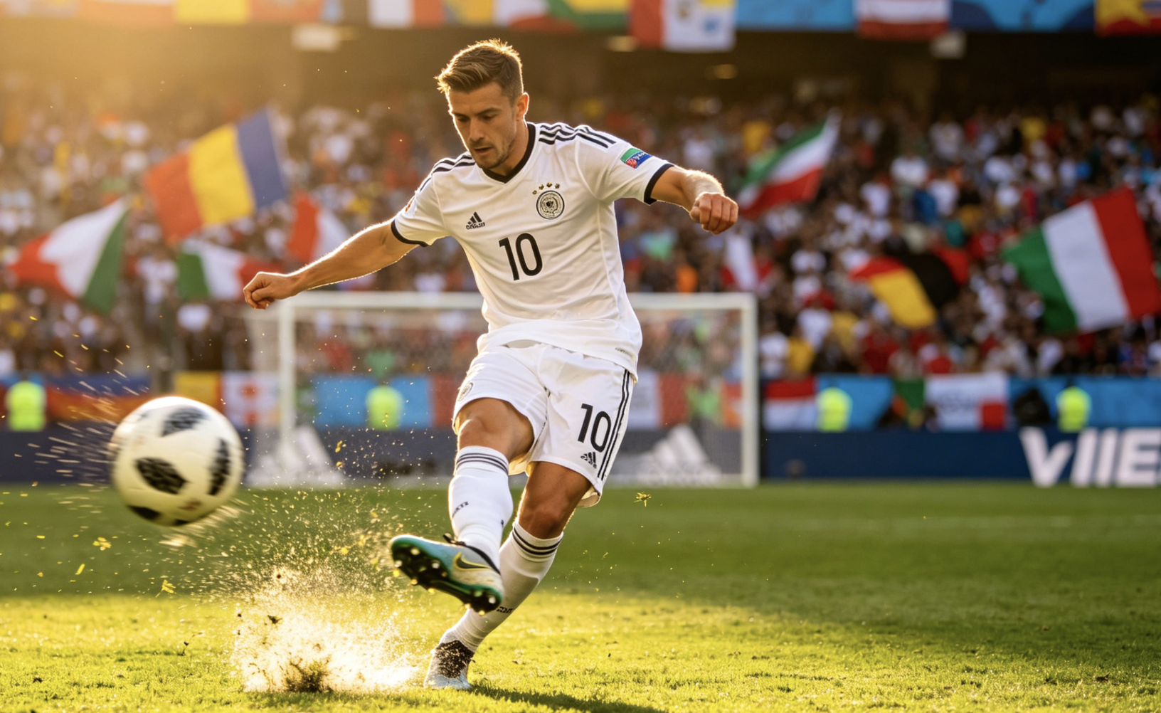 足球赛事激情瞬间